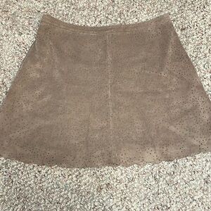 BCBGMaxAzria Tan Mini Skirt